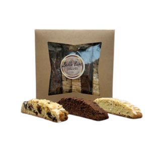 Luna Bundle: Cranberry Pistachio, Double Chocolate Chip, Lemon Almond Glaze - 15 Biscotti